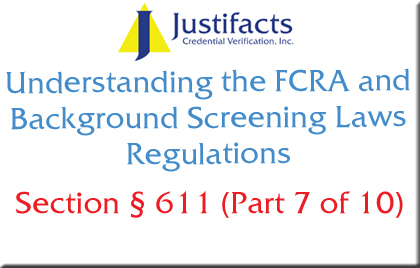 FCRA Section 611