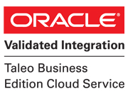 Oracle Validated Integration. Taleo business edition cloud service logo