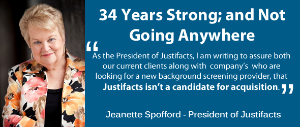 Justifacts 34 Years Not Going Anywhere