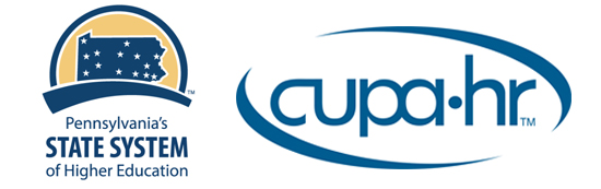 Pennsylvania's State System of Higher Education and CUPA HR logos